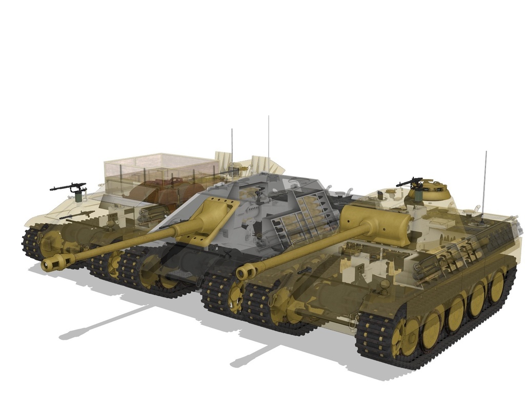 パンターG型 ヤクトパンター ベルゲパンター(中身あり)