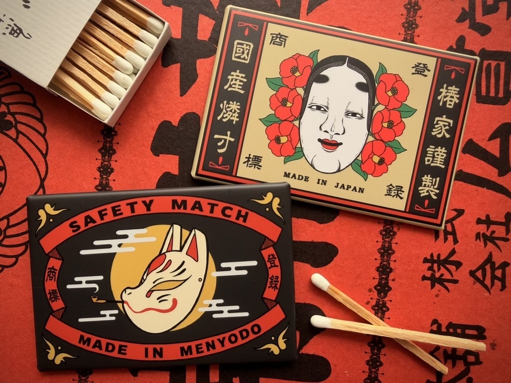 マッチ箱缶ミラー