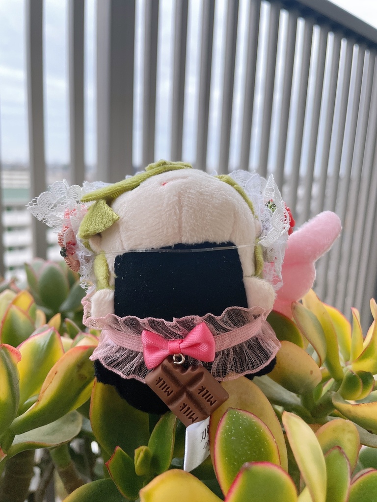 もちもちエンジェルバレンタインバージョン💘ヘッドドレス&てんしのはねセット(おもちサイズ)