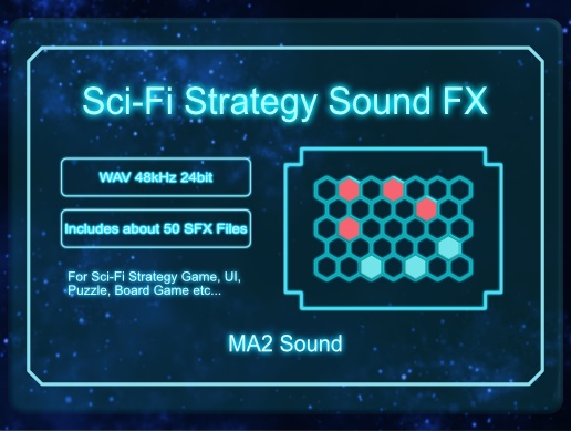 【効果音素材集】Sci-Fi Strategy Sound FX【SF・戦略ゲーム】