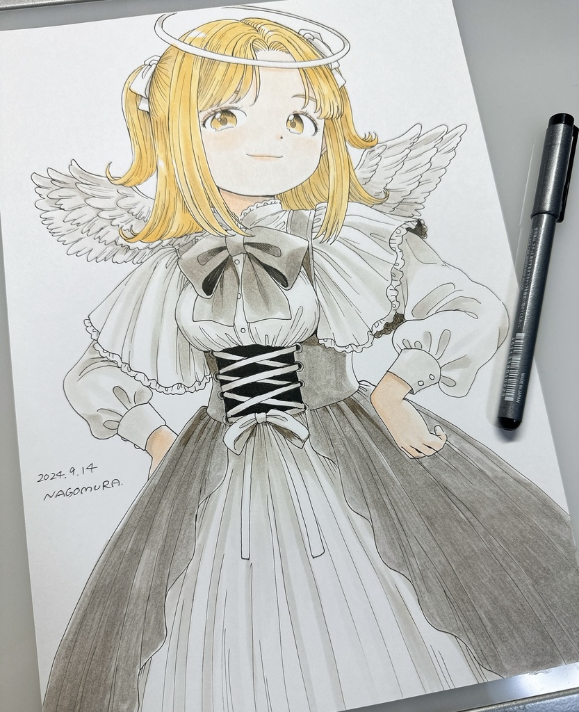 A4直筆原画(天使)