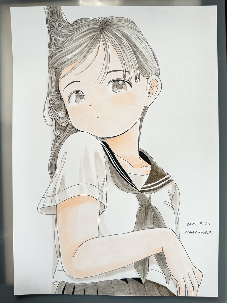 A4原画(寝っ転がる)