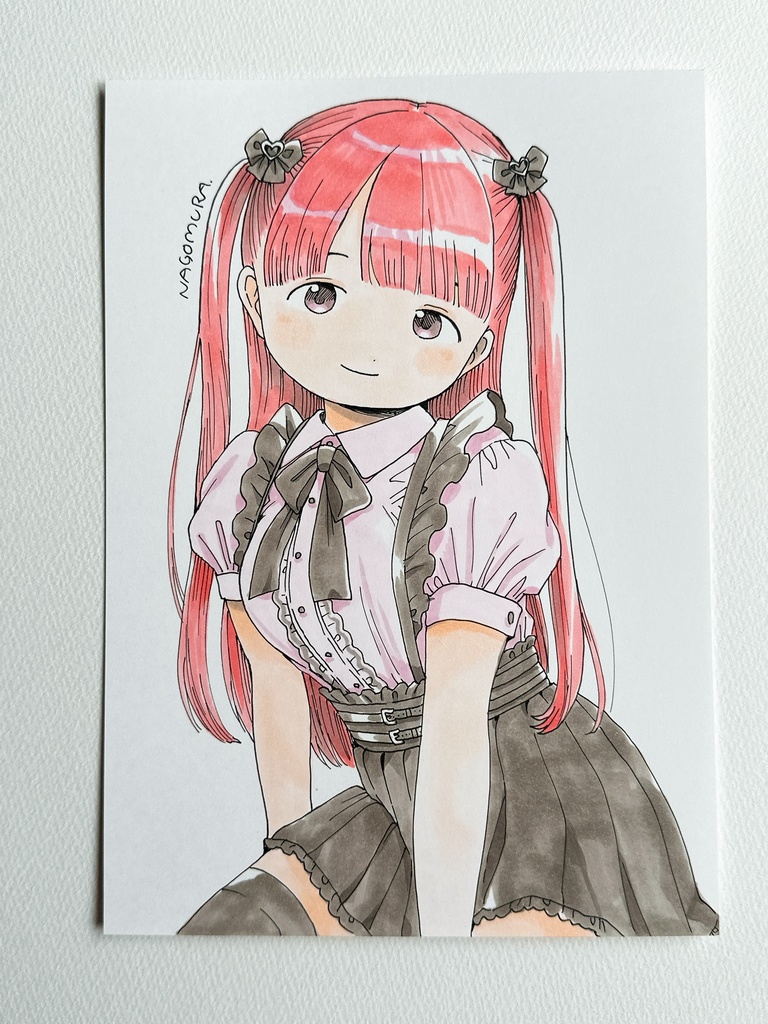 原画「ピンクツインテ」