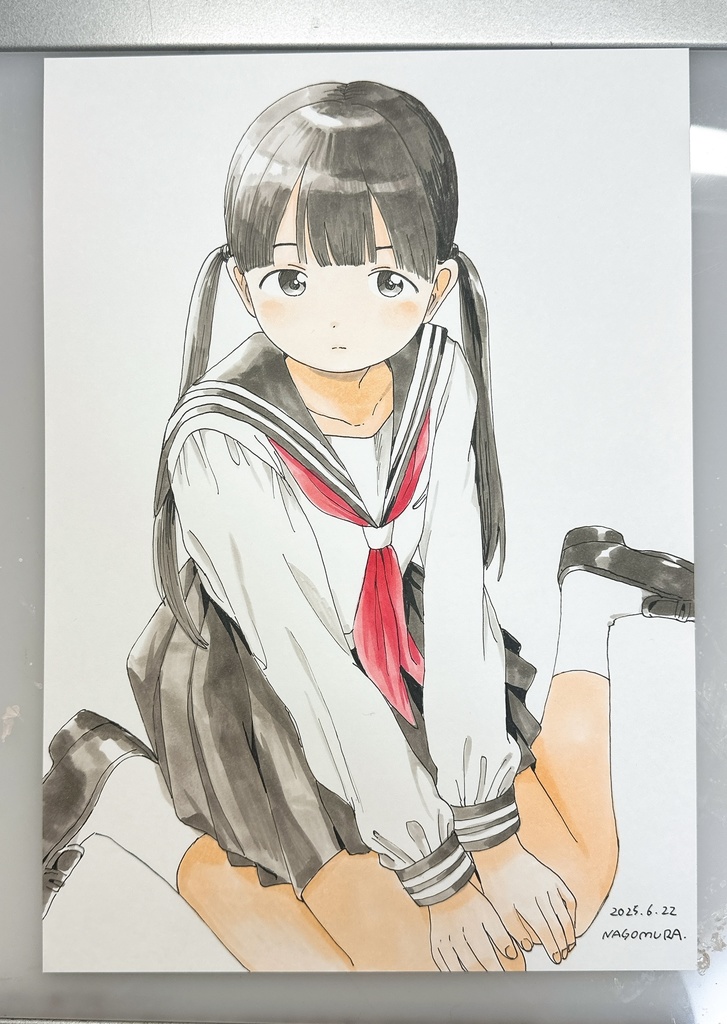 A4原画「セーラー服」