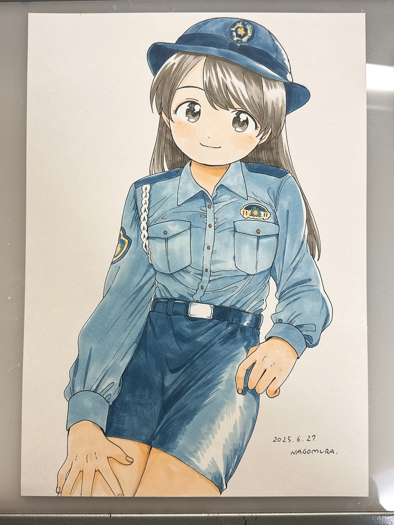 A4原画「制服」