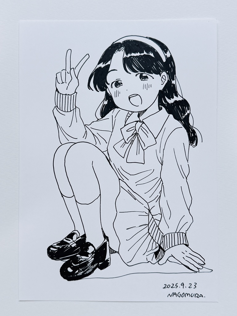 A5ドローイング「カチューシャ」