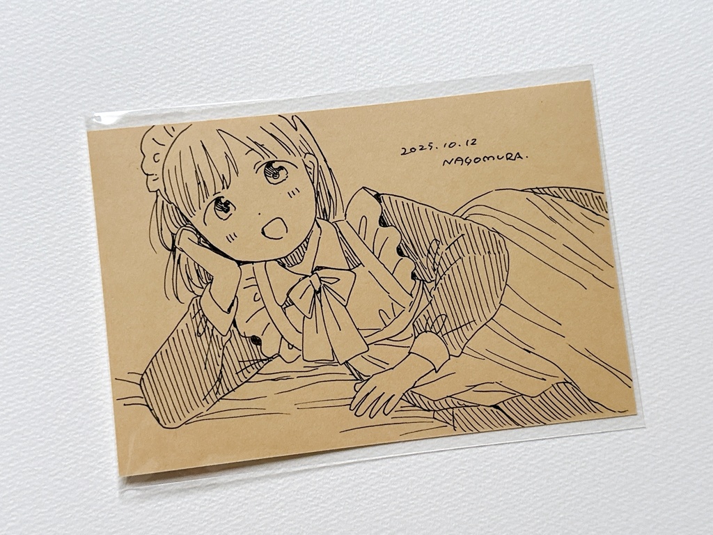 ドローイング「ねころぶ」