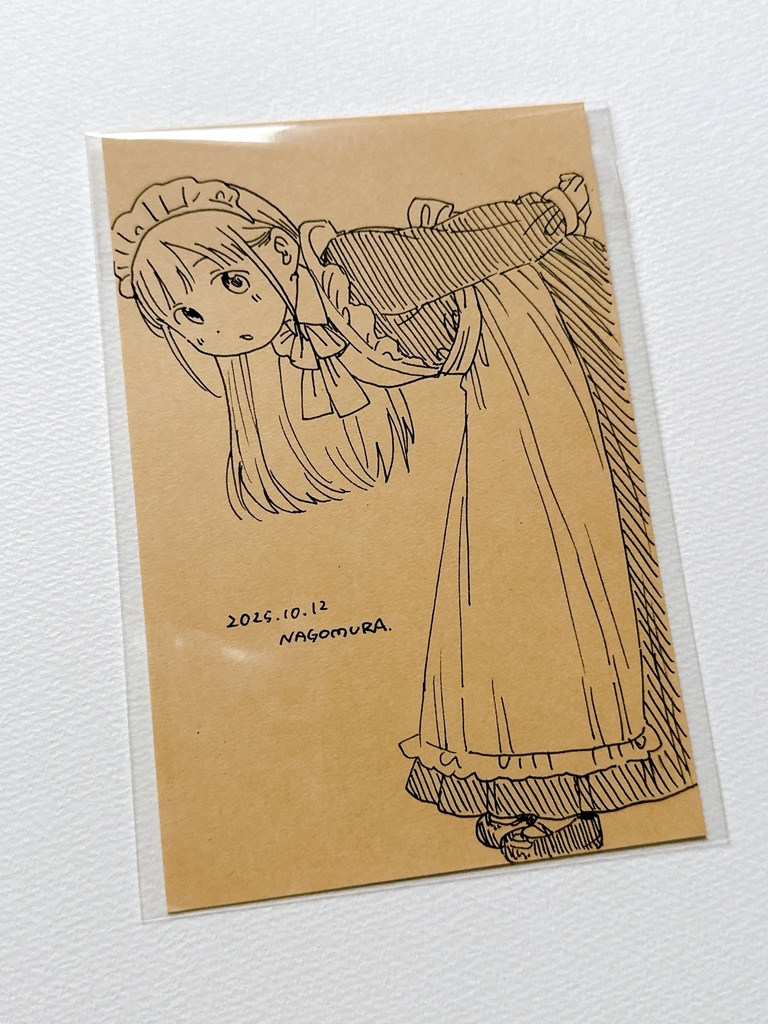 ドローイング「のぞきこむ」