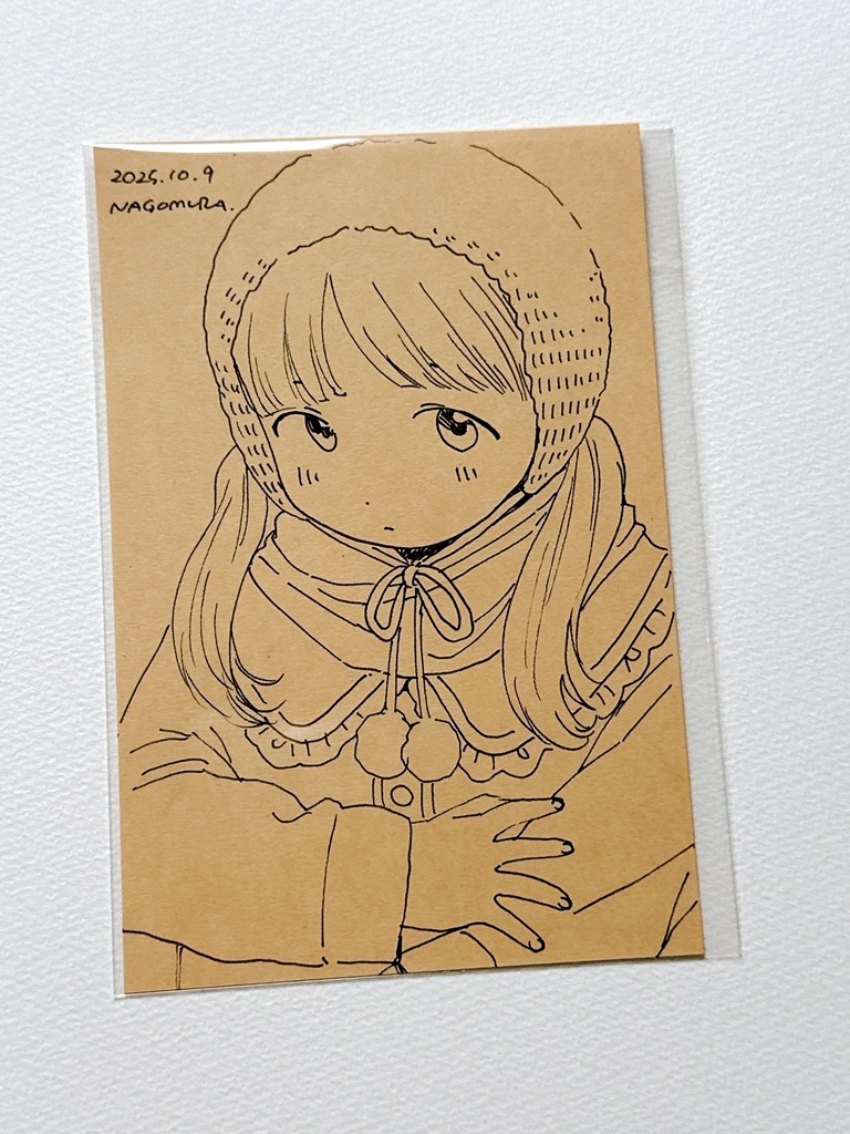 ドローイング「ニットイヤマフ」