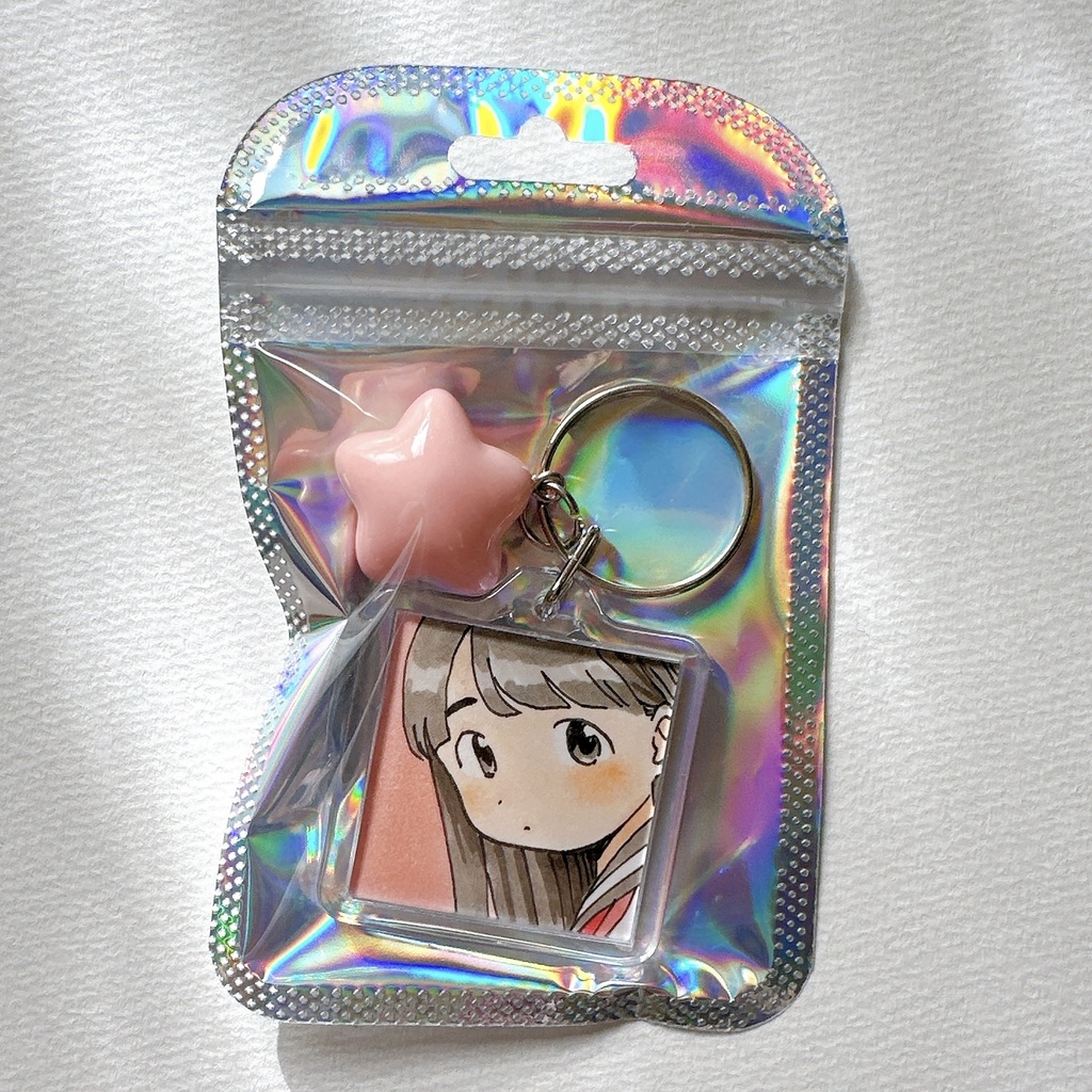 原画キーホルダー(ピンク)