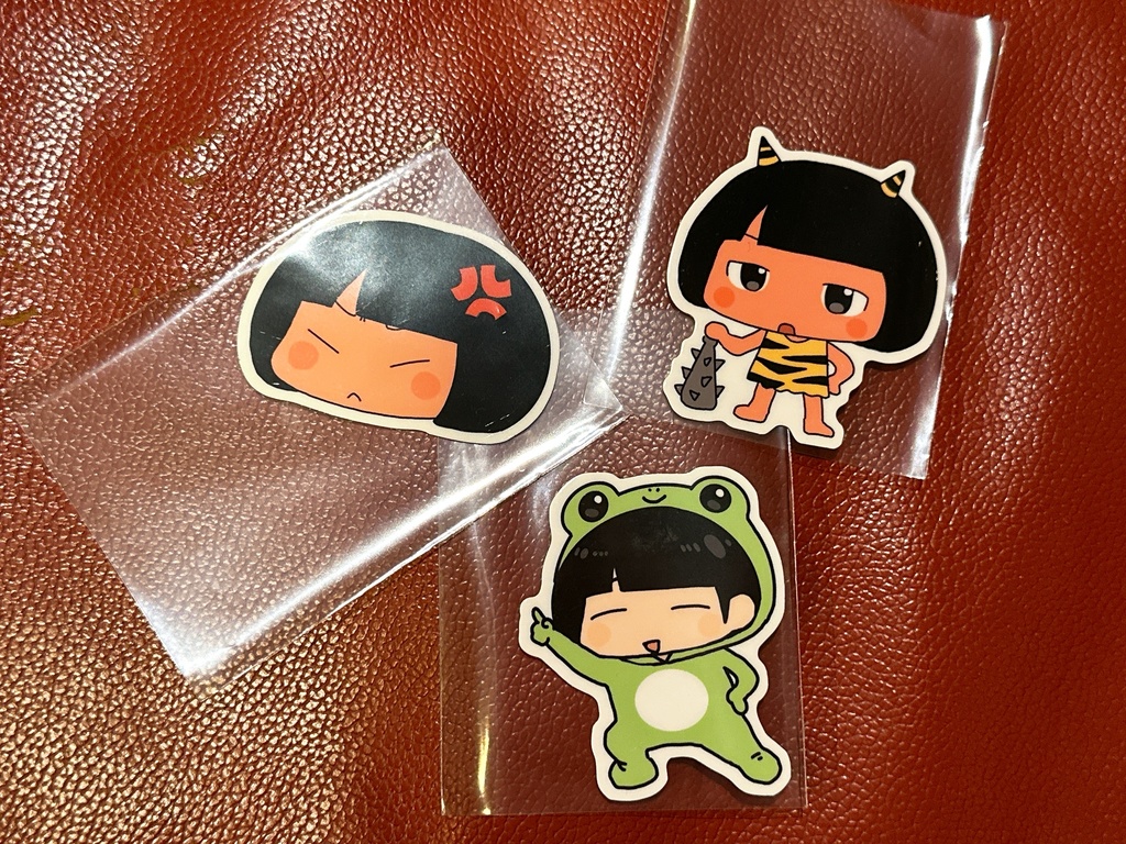 ステッカーセット(鬼、怒、蛙)