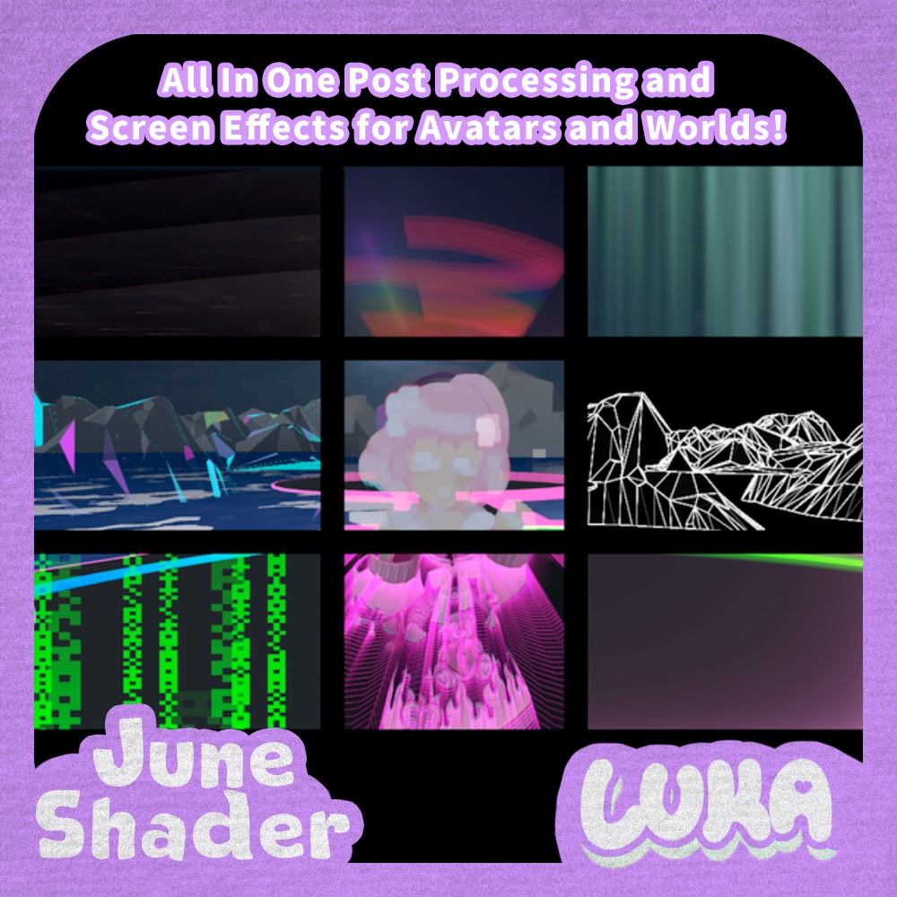 June Shader (VRChat Post-Processing/ポストプロセス用)