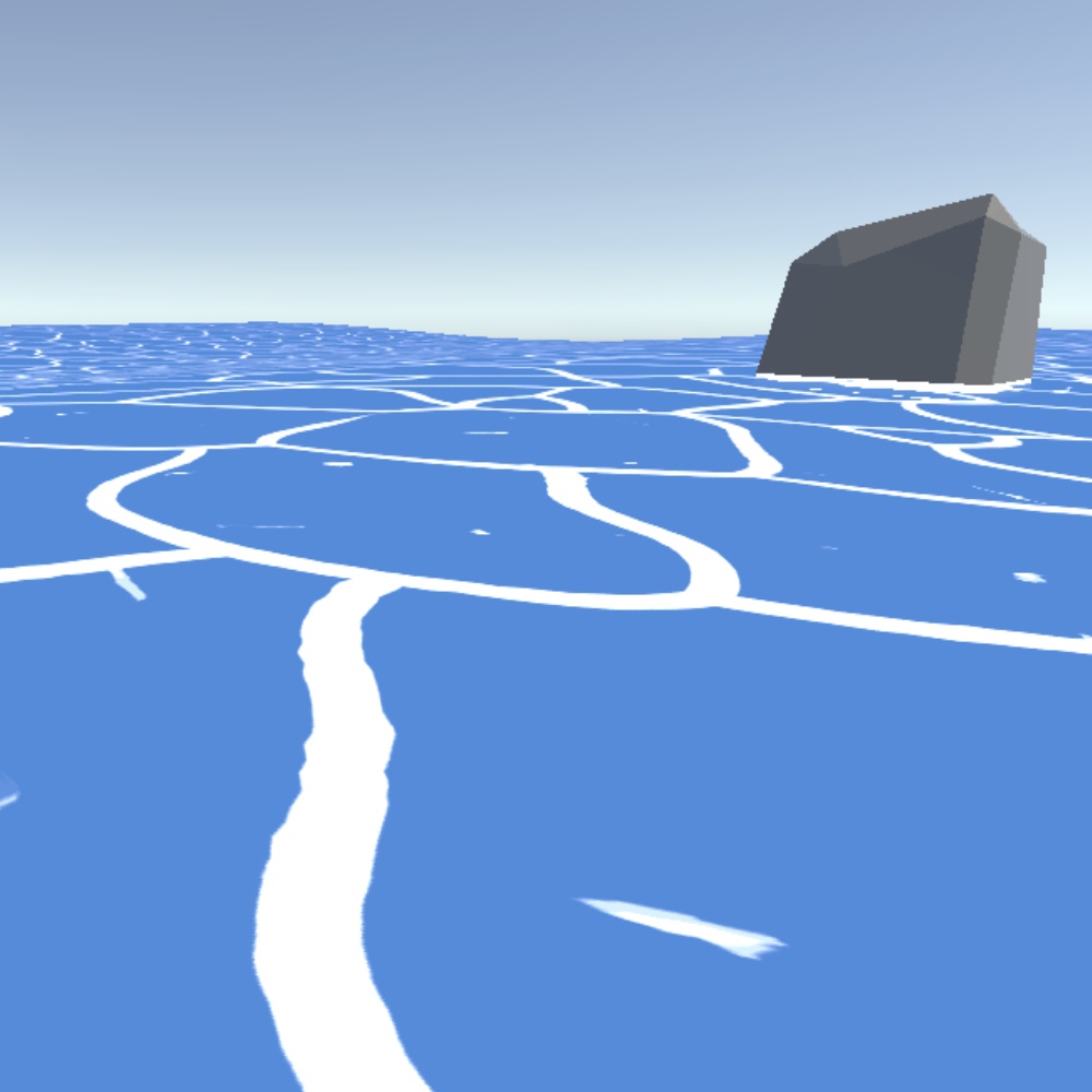 Retro Toon Water (VRChat Shader/レトロ風トゥーン水面シェーダー)