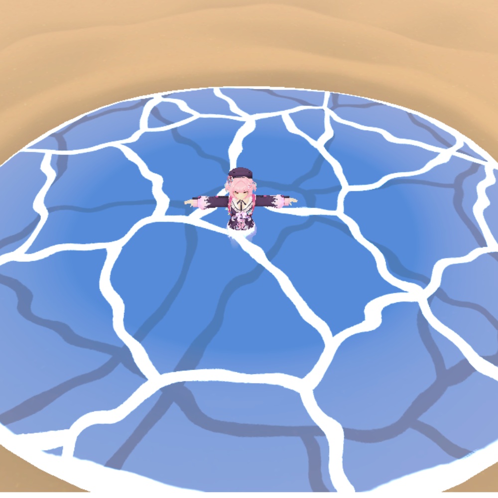 Retro Toon Water (VRChat Shader/レトロ風トゥーン水面シェーダー)