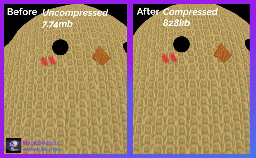 MagicBounce (Texture Upscaler & Optimiser/テクスチャのアップスケーラー&最適化ツール)