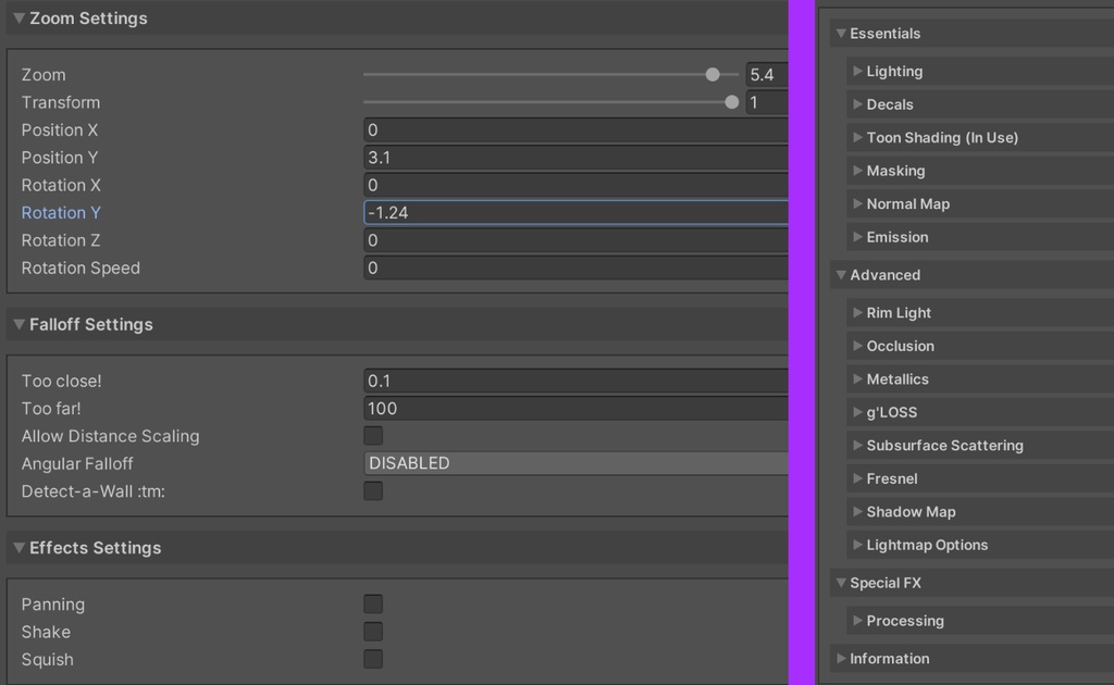 Look At Me! (VRChat Mesh Zoom/用メッシュズーム機能)