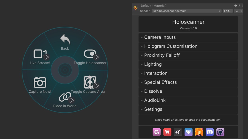 HoloScanner (3D Photos for VRChat/VRChat用3D写真&ホログラム)