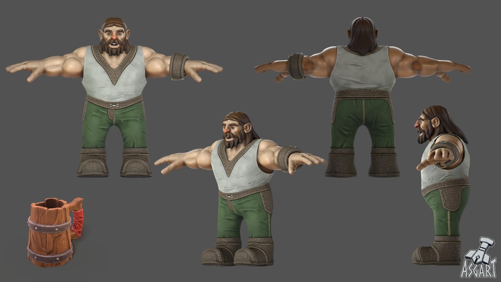 ドワーフ | VRChat対応 3Dキャラクター