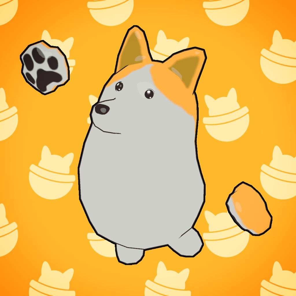 コーギー - PocketPal S1 - 3Dキャラクター - VRChatアバター