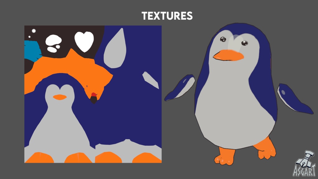 ペンギン - PocketPal S1 - 3Dキャラクター - VRChatアバター