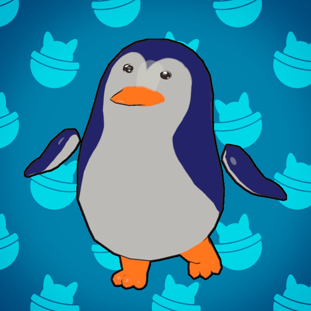 ペンギン - PocketPal S1 - 3Dキャラクター - VRChatアバター