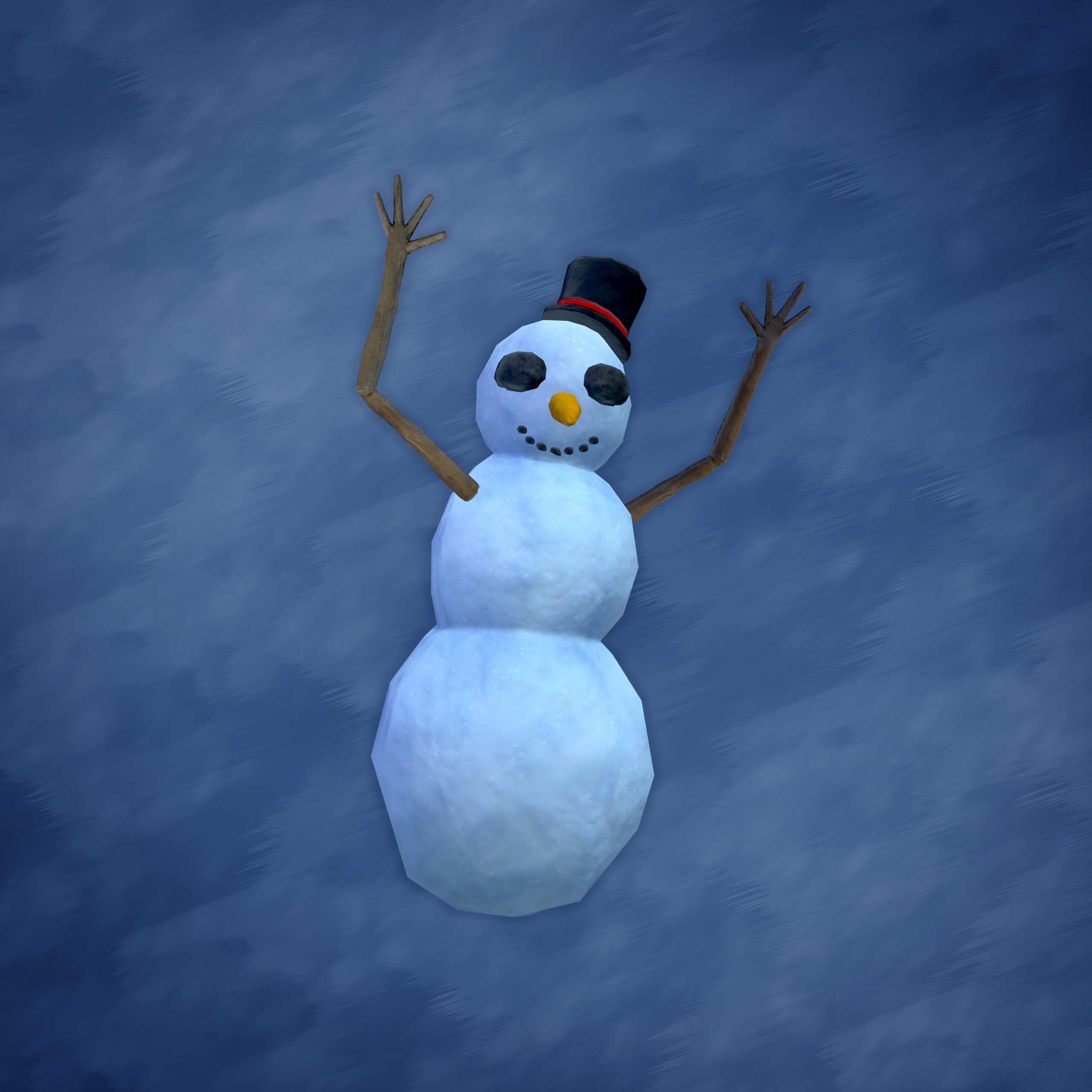 🎄☃️ 無料・最適化済み！VRChat対応 かわいい雪だるま3Dモデル ❄️✨