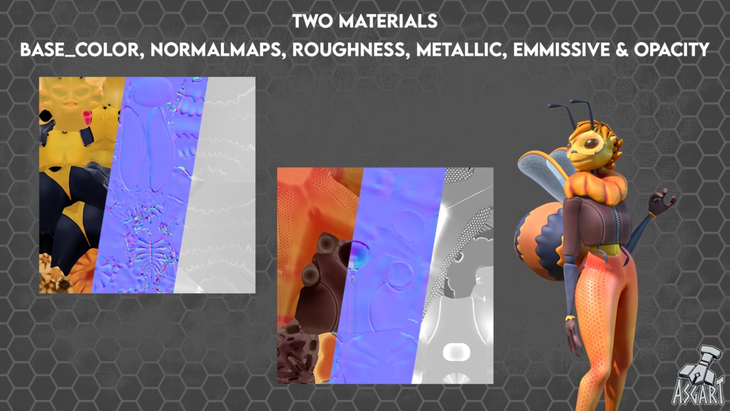 ð ãããã Belle | 3Dãã£ã©ã¯ã¿ãŒ | VRChat察å¿