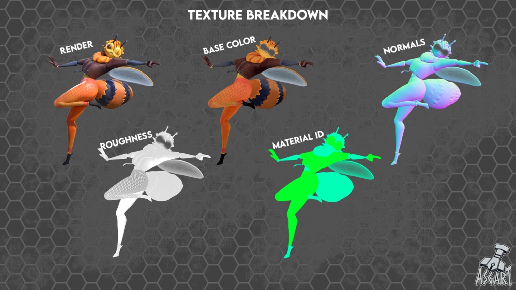 ð ãããã Belle | 3Dãã£ã©ã¯ã¿ãŒ | VRChat察å¿