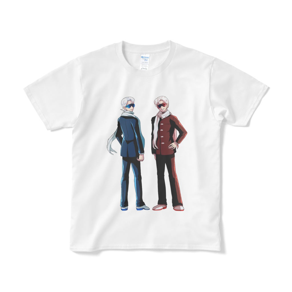 白城知蛇&恵蛇Tシャツ（ホワイト）