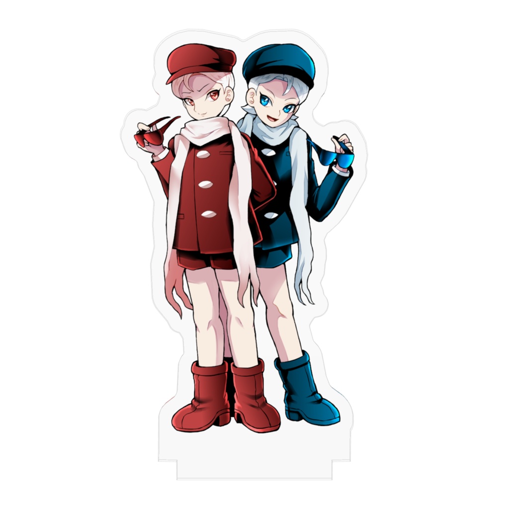 白城知蛇&恵蛇(少年バージョン)70x70mmアクリルフィギュア