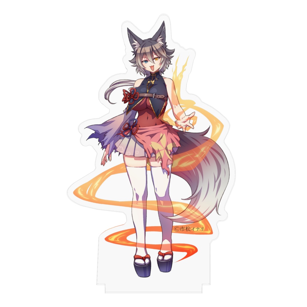 市松イナリ(♀)アクリルスタンドフィギュア