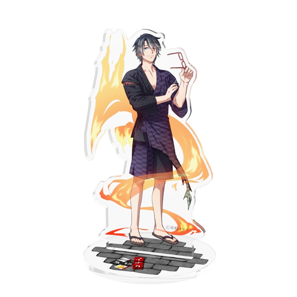 市松イナリ（♂）アクリルスタンドフィギュア