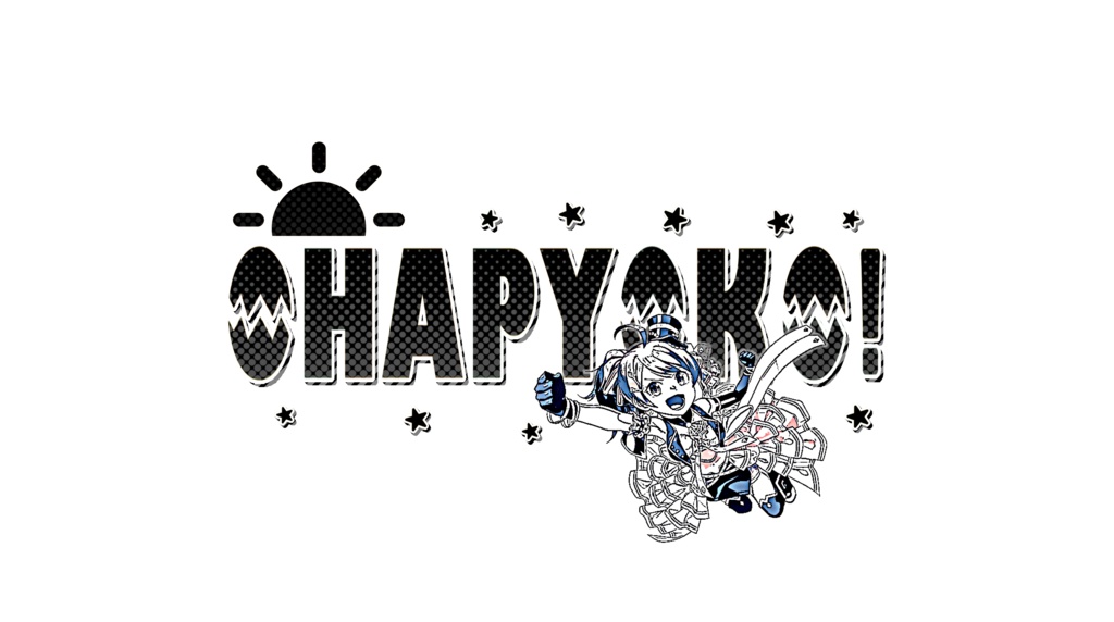 OHAPYOKO! ジップアップパーカー