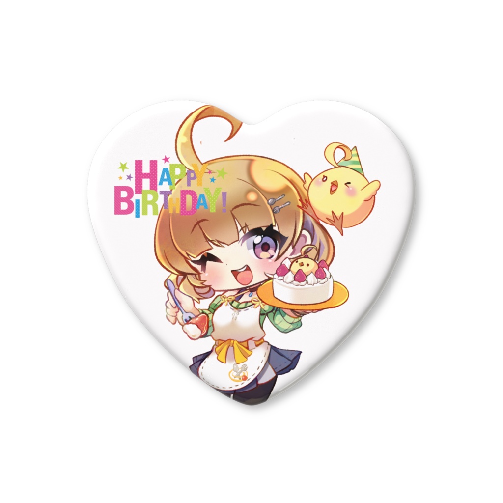 【祝!6歳】BD記念 ᥫᩣ ̖́-缶バッチ