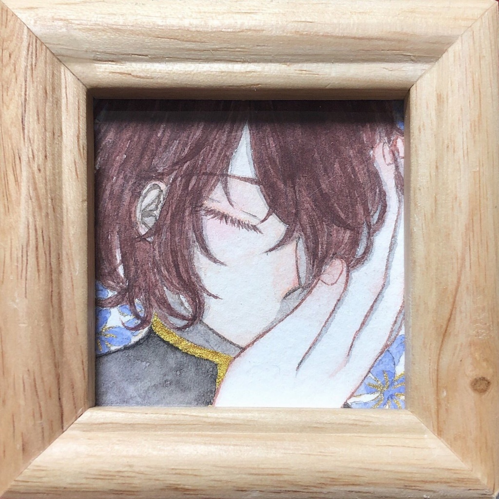 額入りミニ原画 正方形