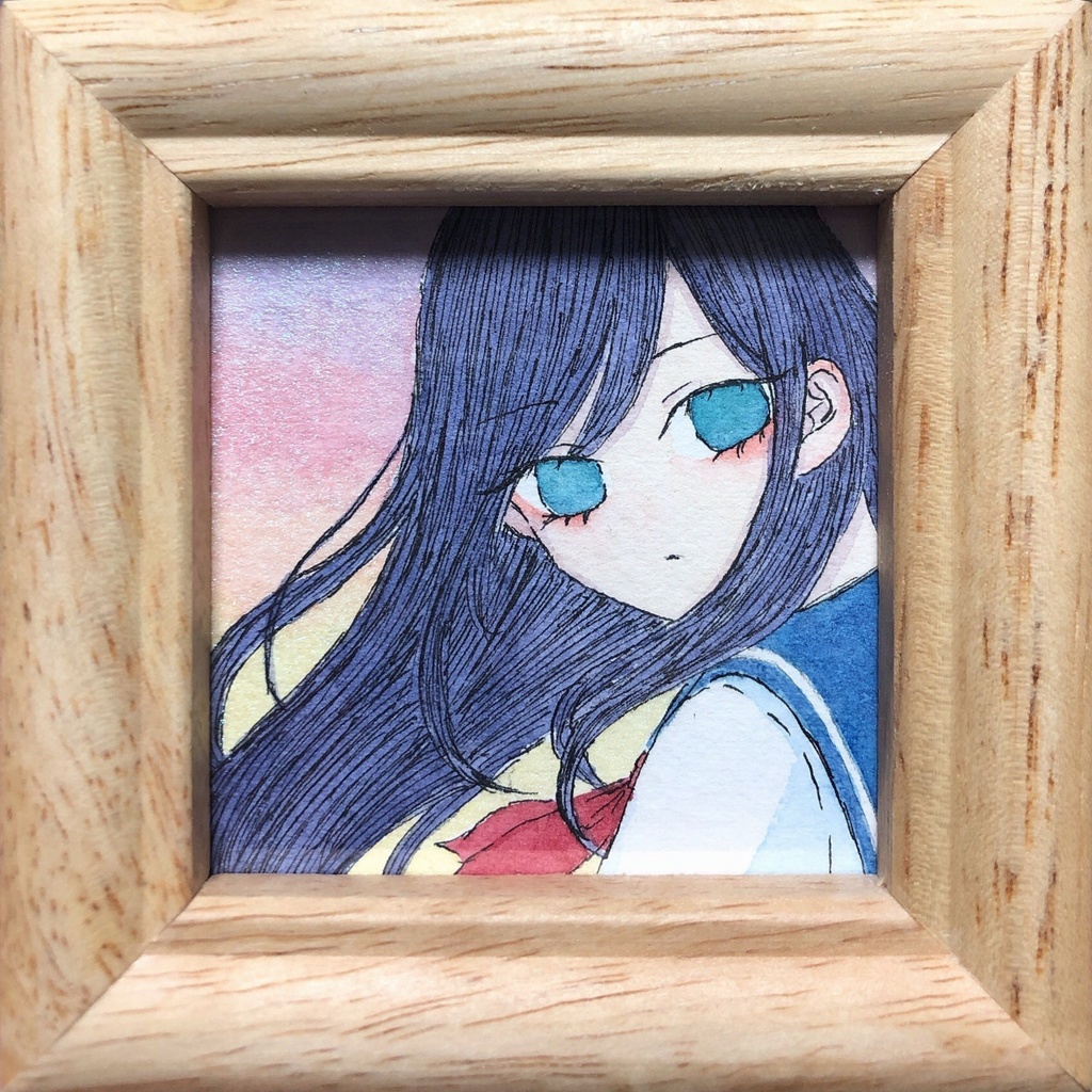額入りミニ原画 正方形