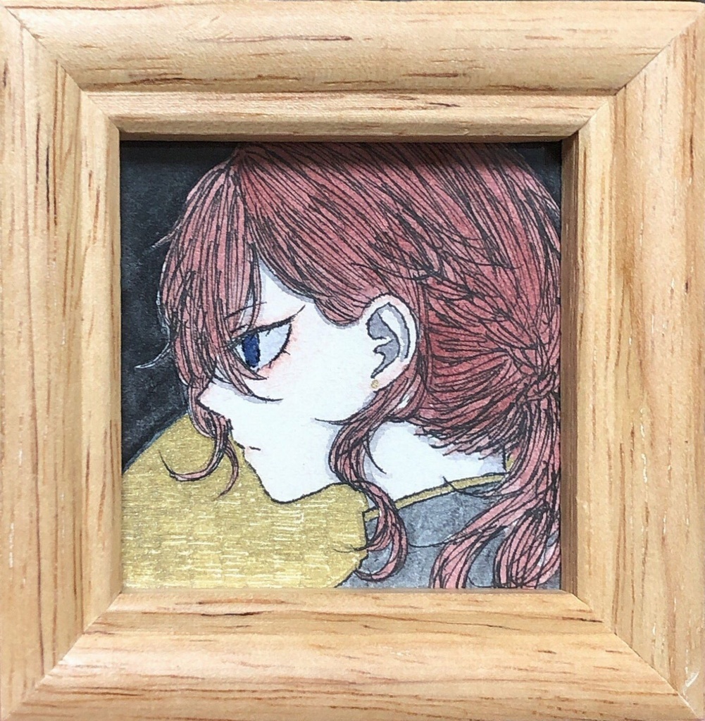 額入りミニ原画 正方形