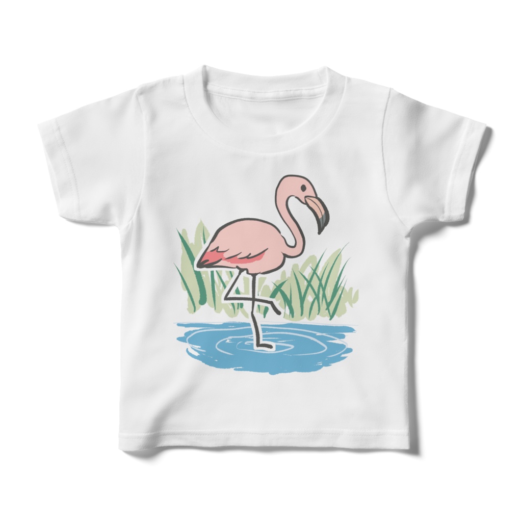 【キッズTシャツ】フラミンゴ