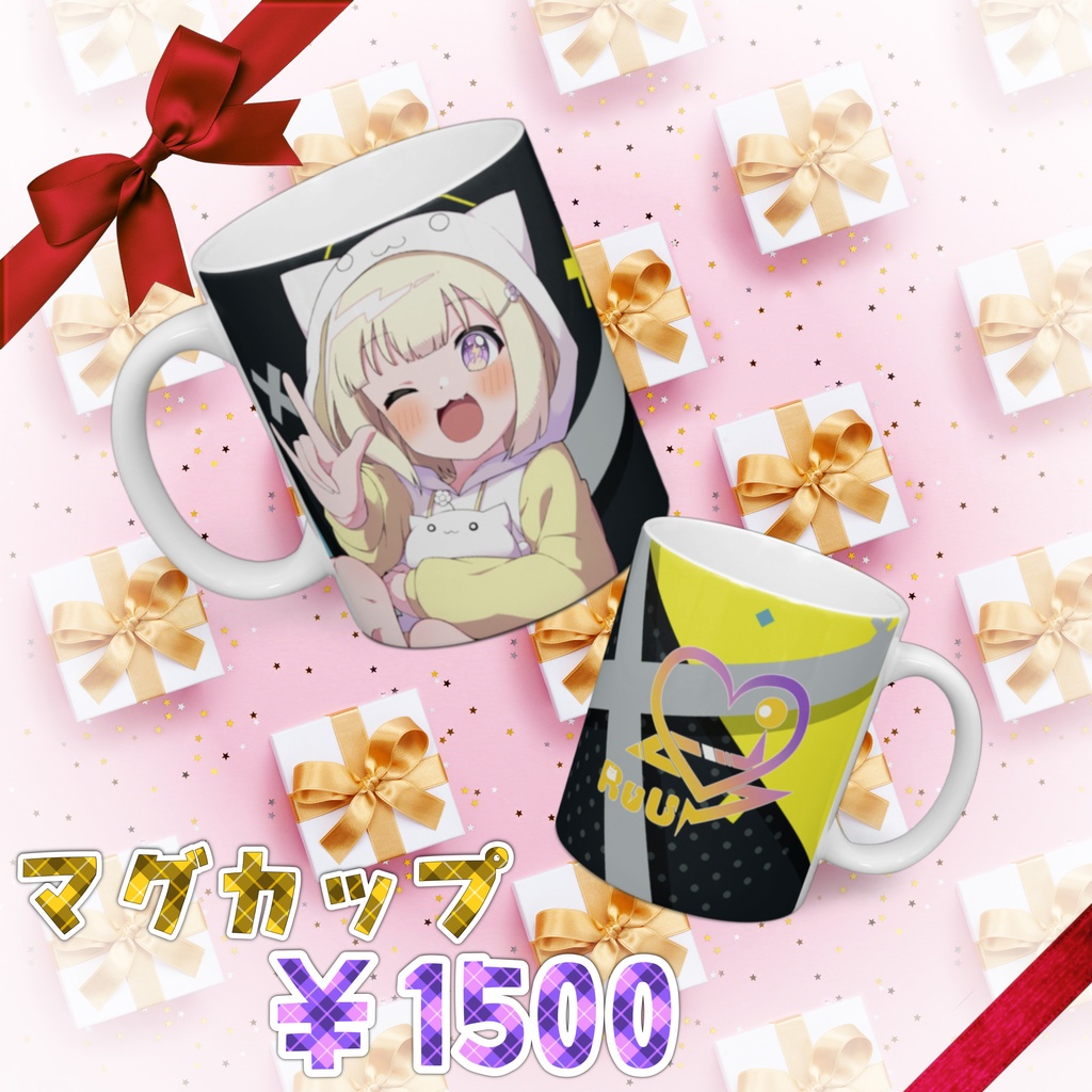 るぅ🤍⚡️-マグカップ