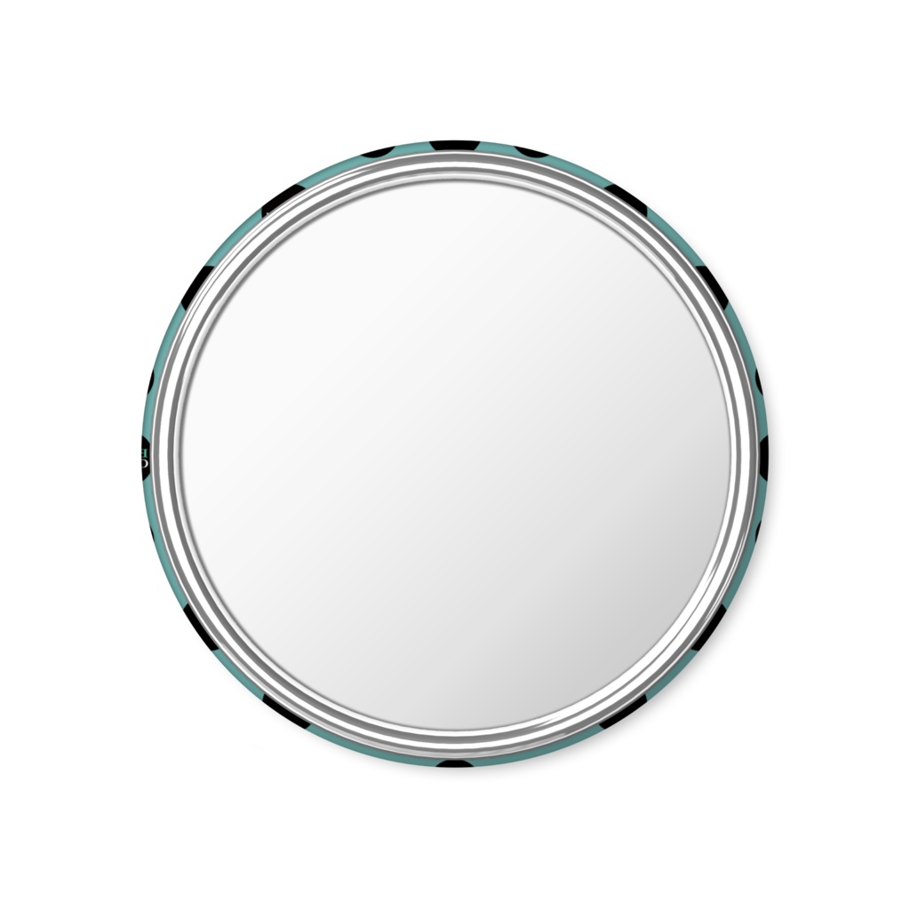 『BBiコレ』丸型ミラー_ドットミント(Round Mirror_Dot Mint)