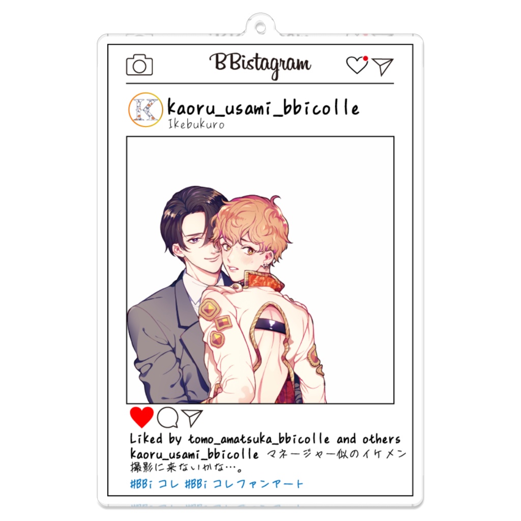 『カオルくん』SNS風アクリルキーホルダー