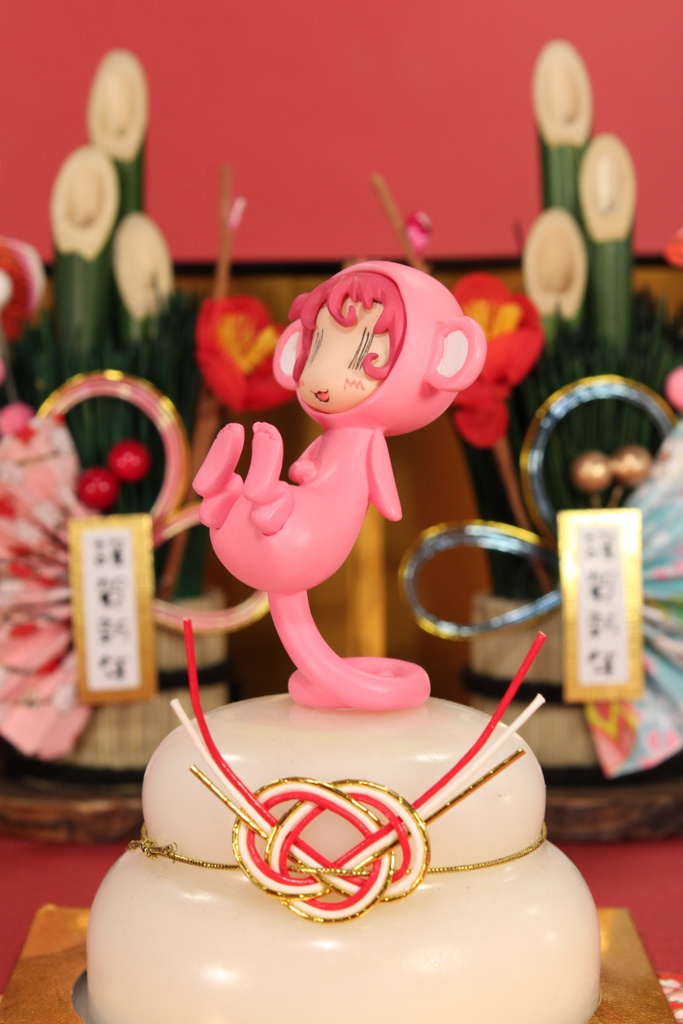 ぽこさる(桃)