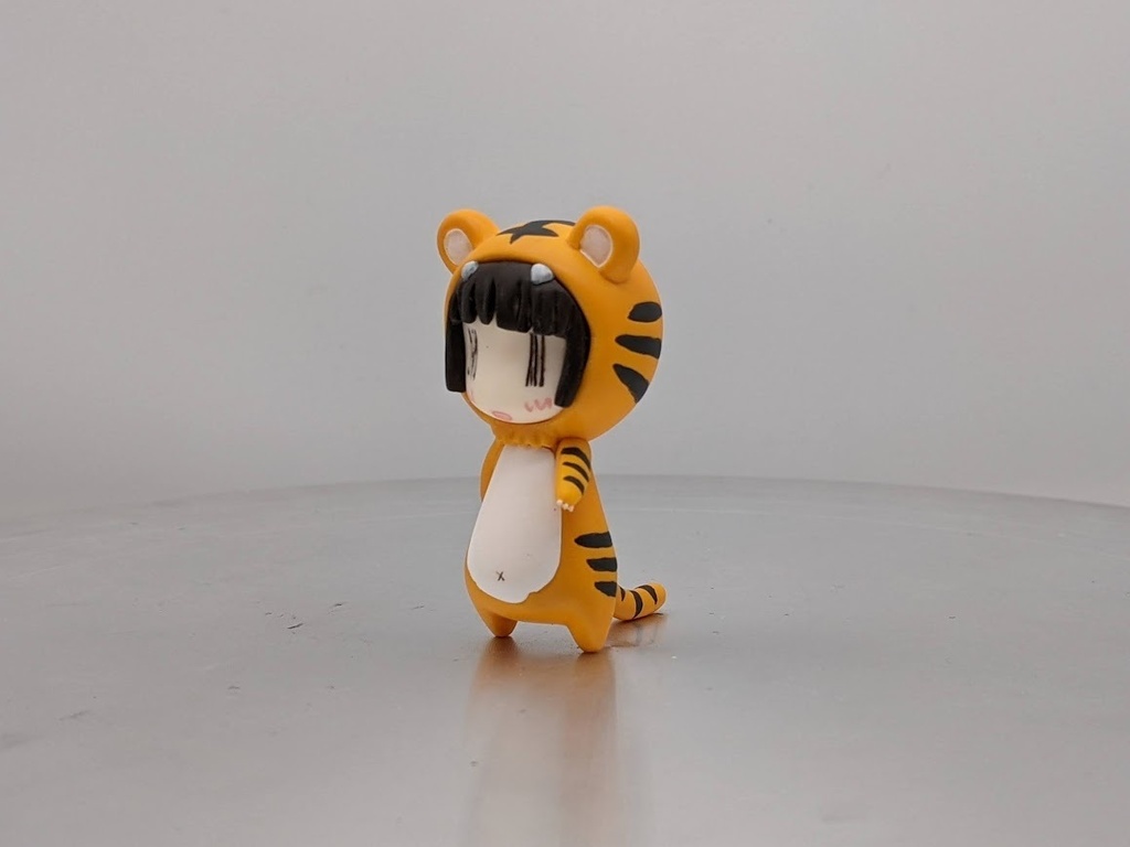 へっぽこ干支フィギュアシリーズ ぽことら(黄色)塗装済み完成品