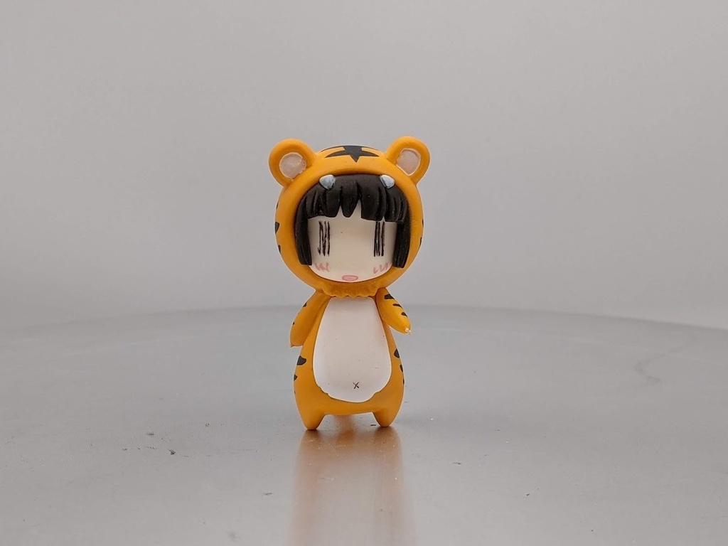 へっぽこ干支フィギュアシリーズ ぽことら(黄色)塗装済み完成品