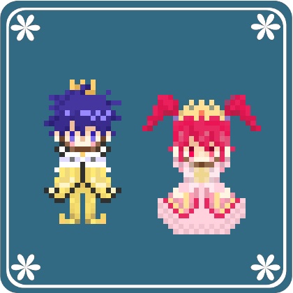 シェファドット絵風アクリルキーホルダー