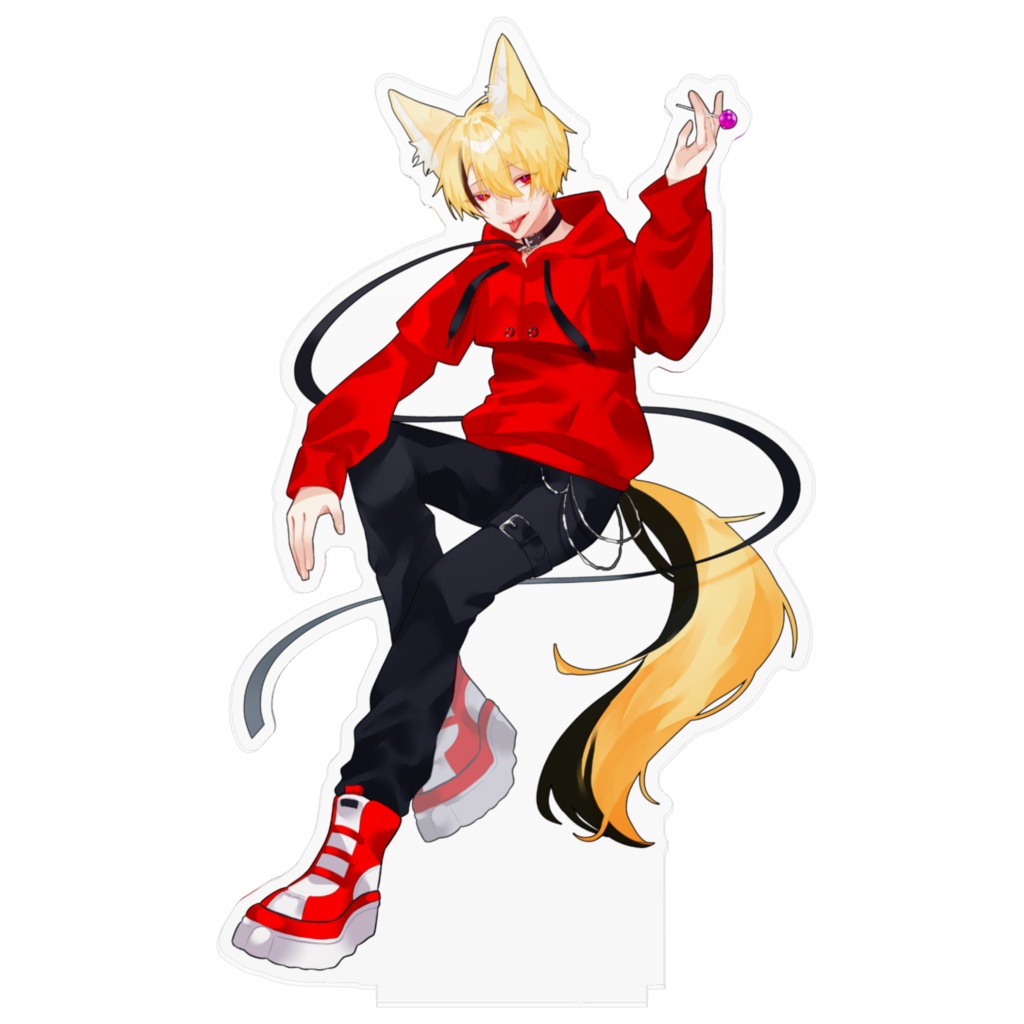 【否ヶ崎とん】けも耳 アクリルスタンド