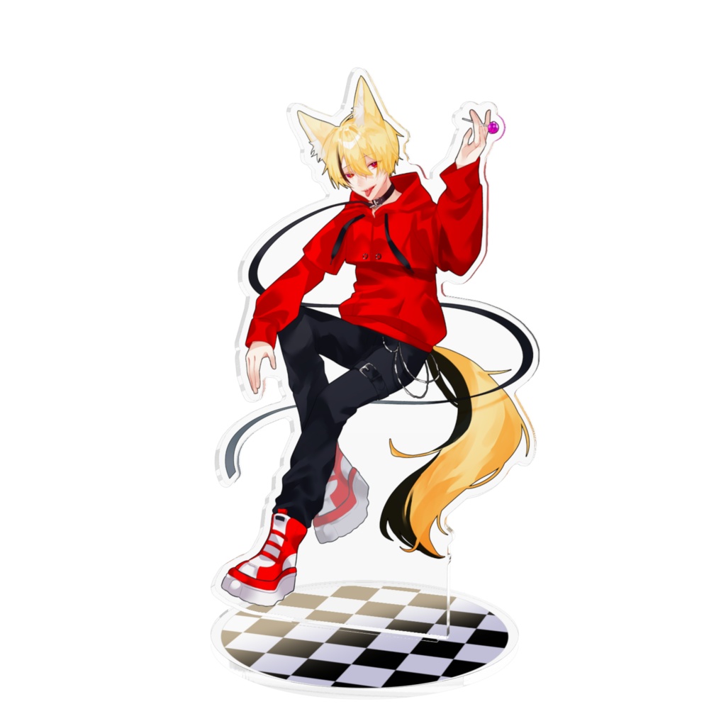 【否ヶ崎とん】けも耳 アクリルスタンド