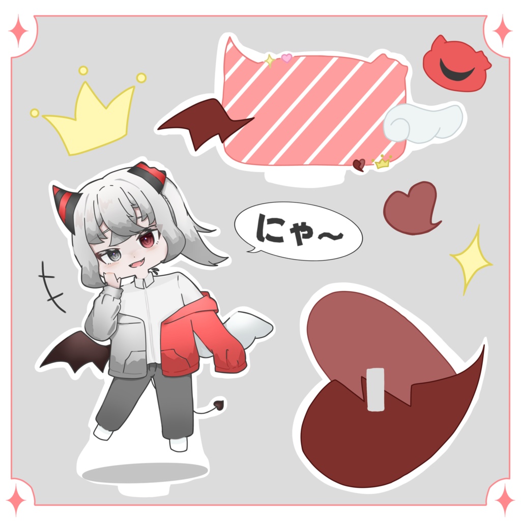 アクリルスタンド(背景付き)