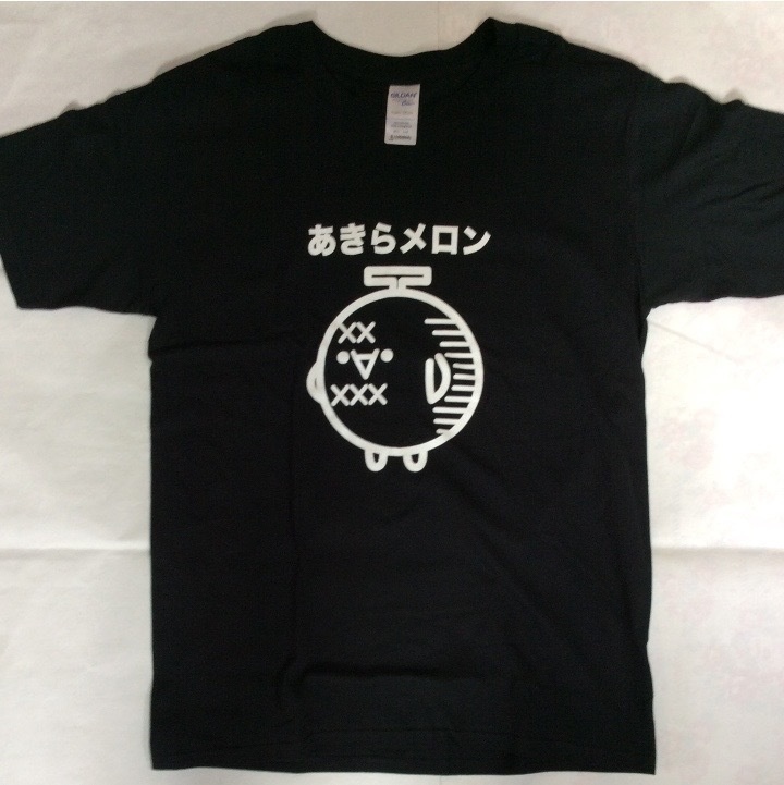 あきらメロンTシャツ 顔文字Tシャツ オモシロTシャツ