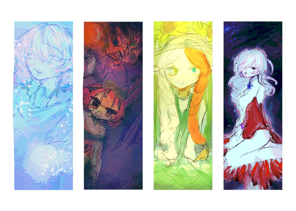 クリアしおりセット